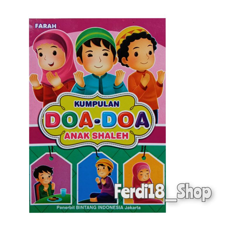 Jual Kumpulan Doa Doa Sehari hari Anak Shaleh Bergambar dan Warna 128