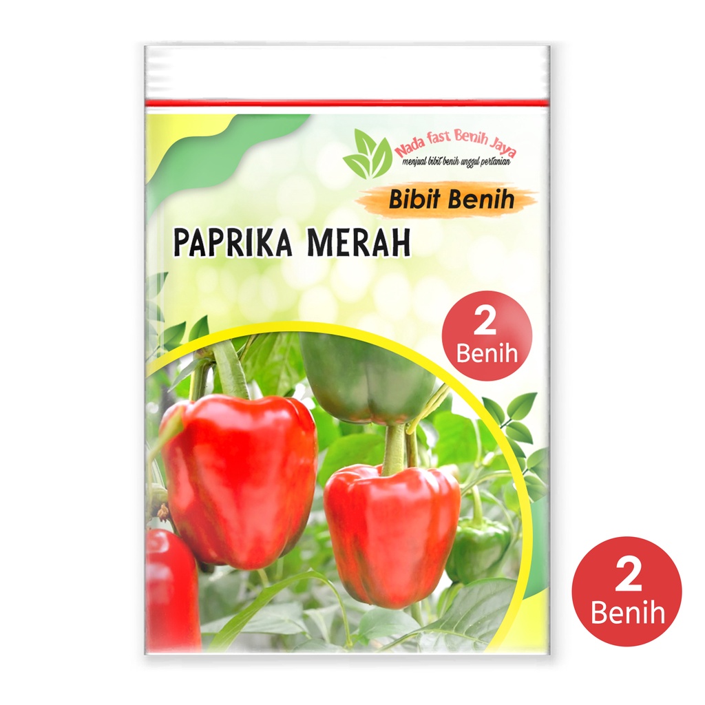 Nada fast benih jaya - Bibit paprika benih sayuran - bibit sayuran paprika merah bangkok unggulan