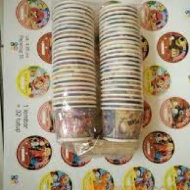 Jual paper cup es krim murah 50 ml isi 50 biji Dijual cepat | Shopee ...