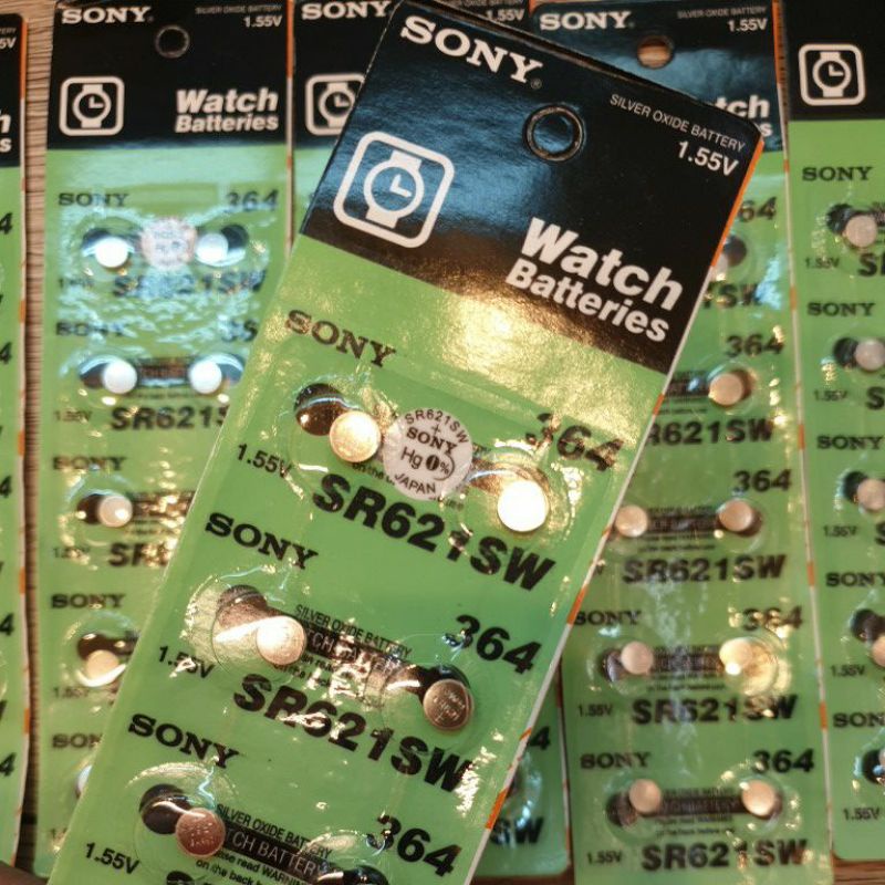 Jual Sony 2.A 364 SR621SW Baterai Jam Battery Batre SR621 SW SR 621 Batre Batrei Baterai kancing