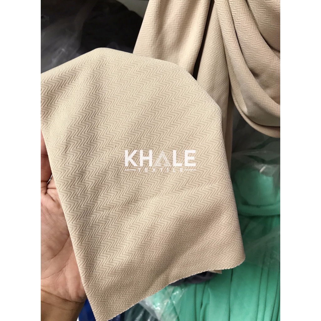 Jual Bahan Kain Drifit Milano Coklat Susu Premium Jersey Dryfit