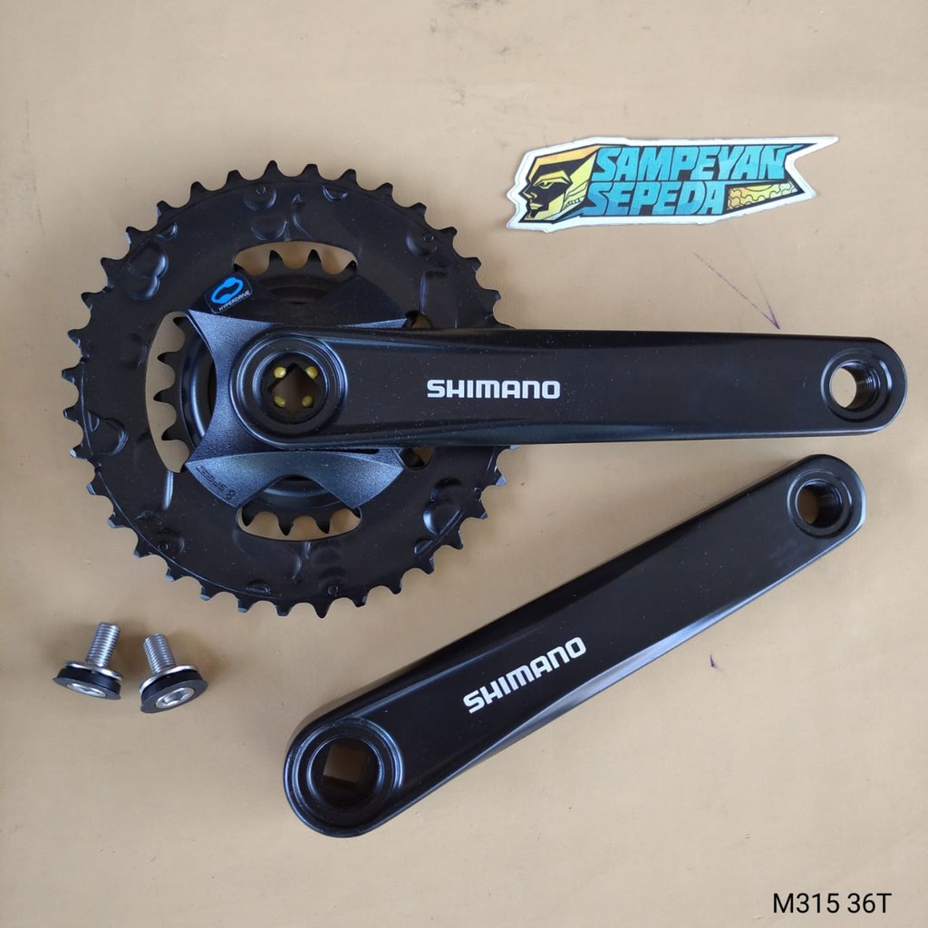 Jual Crank Gir Gear Depan Sepeda MTB Federal Shimano Altus M315 22 36T Shopee Indonesia