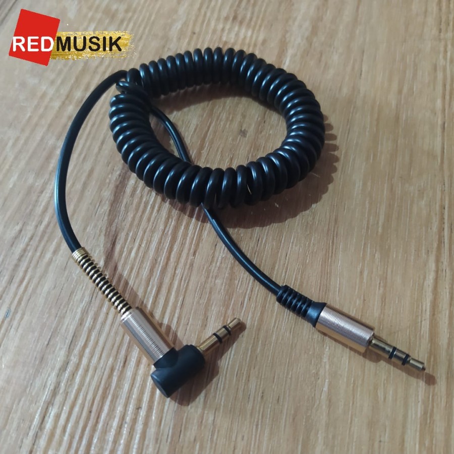 Jual Kabel Aux Jack Mm Hifi Spring Type L Shopee Indonesia