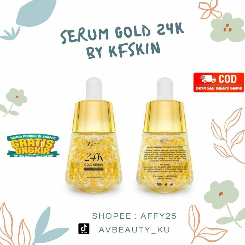 Jual NEW SERUM GOLD 24K by KF SKIN ORIGINAL | Shopee Indonesia