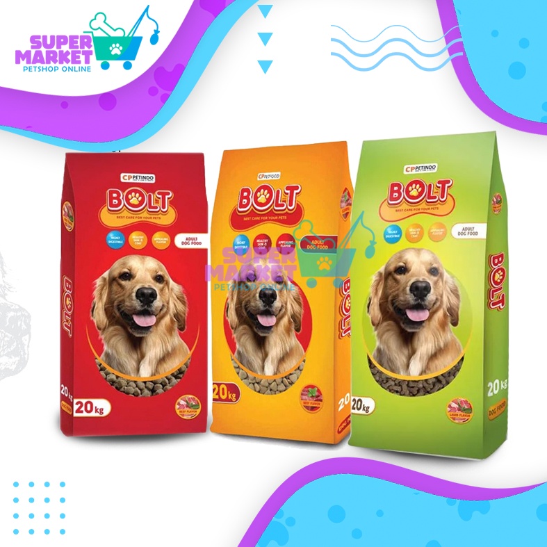 Jual BOLT Dog Food Curah & Freshpack 20Kg - Makanan Kering Anjing ...