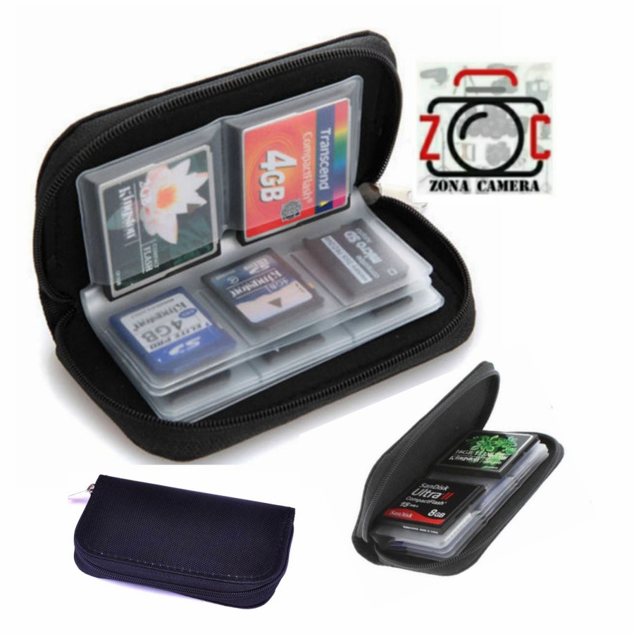 Jual Tas Memory Card Case Memori CF SD Micro Penyimpanan SDHC Microsd ...