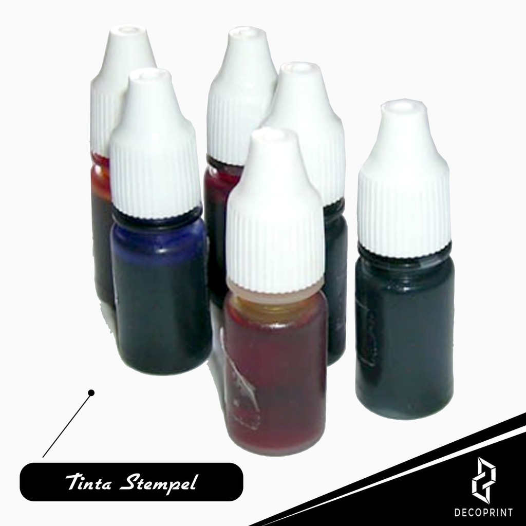 Jual Tinta Stempel Flash Ml Tinta Stempel Warna Hitam Hijau Biru Merah