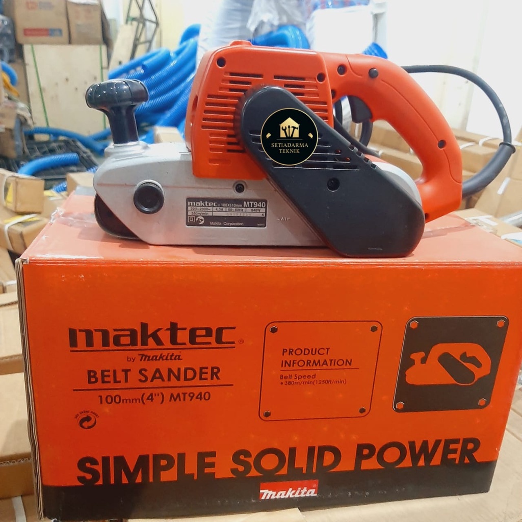 Maktec belt sander hot sale