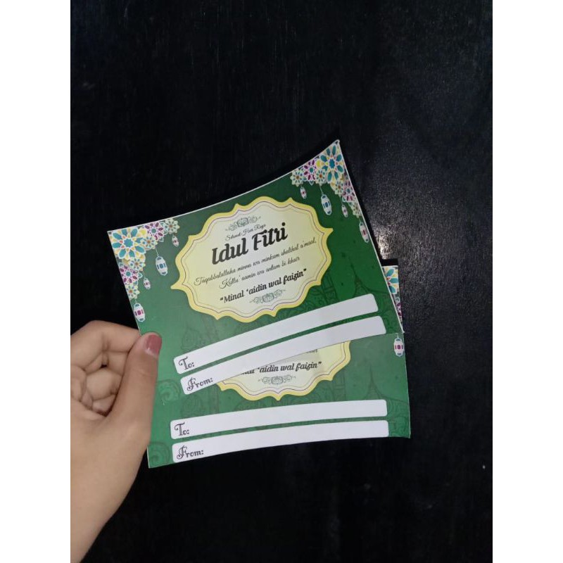 Jual Kartu ucapan, kartu ucapan idul fitri, kartu ucapan custom