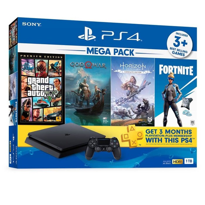 Jual PS4 Mega Pack 2 Bundle free 4 Games plus member 3 Months