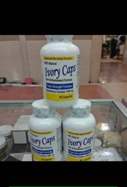 Jual Ivory Caps Original USA Glutathione complex 1500mg Asli Pemutih ...