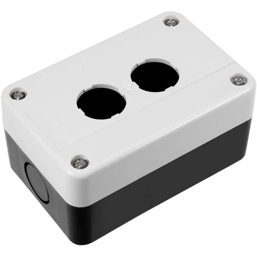 Jual Control Box Emergency Push Button 2 Lubang Hole 22mm Weatherproof ...
