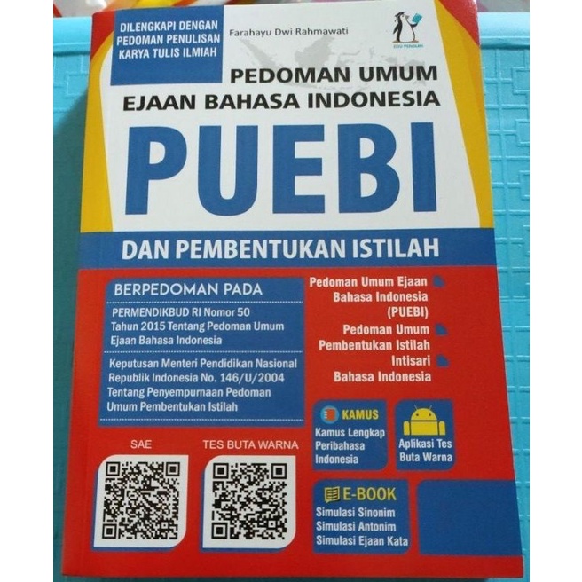 Jual Jual Cepat Buku Pedoman Umum Ejaan Bahasa Indonesia Puebi Dan