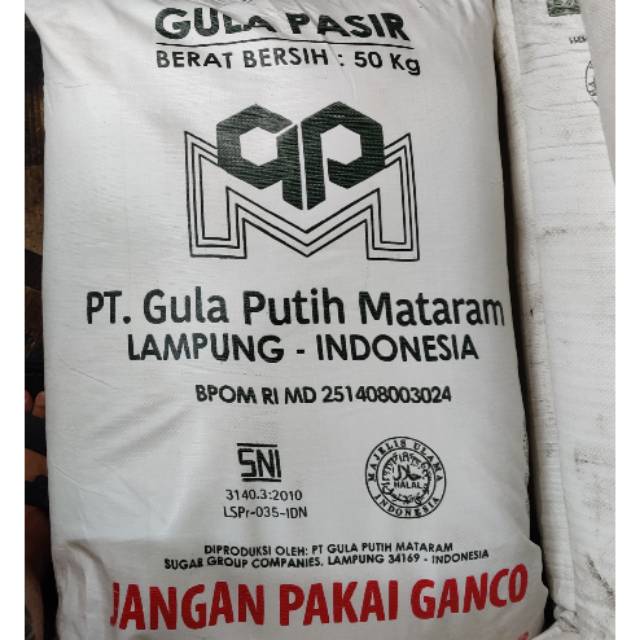 Jual Gula Putih 50 kg GPM READY Go Send Gula Pasir Grosir Murah