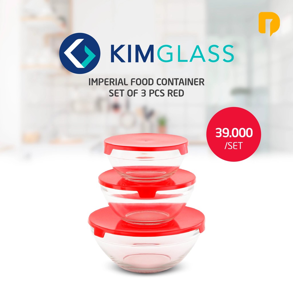 Jual Food Container Kaca (Kimglass) | Shopee Indonesia
