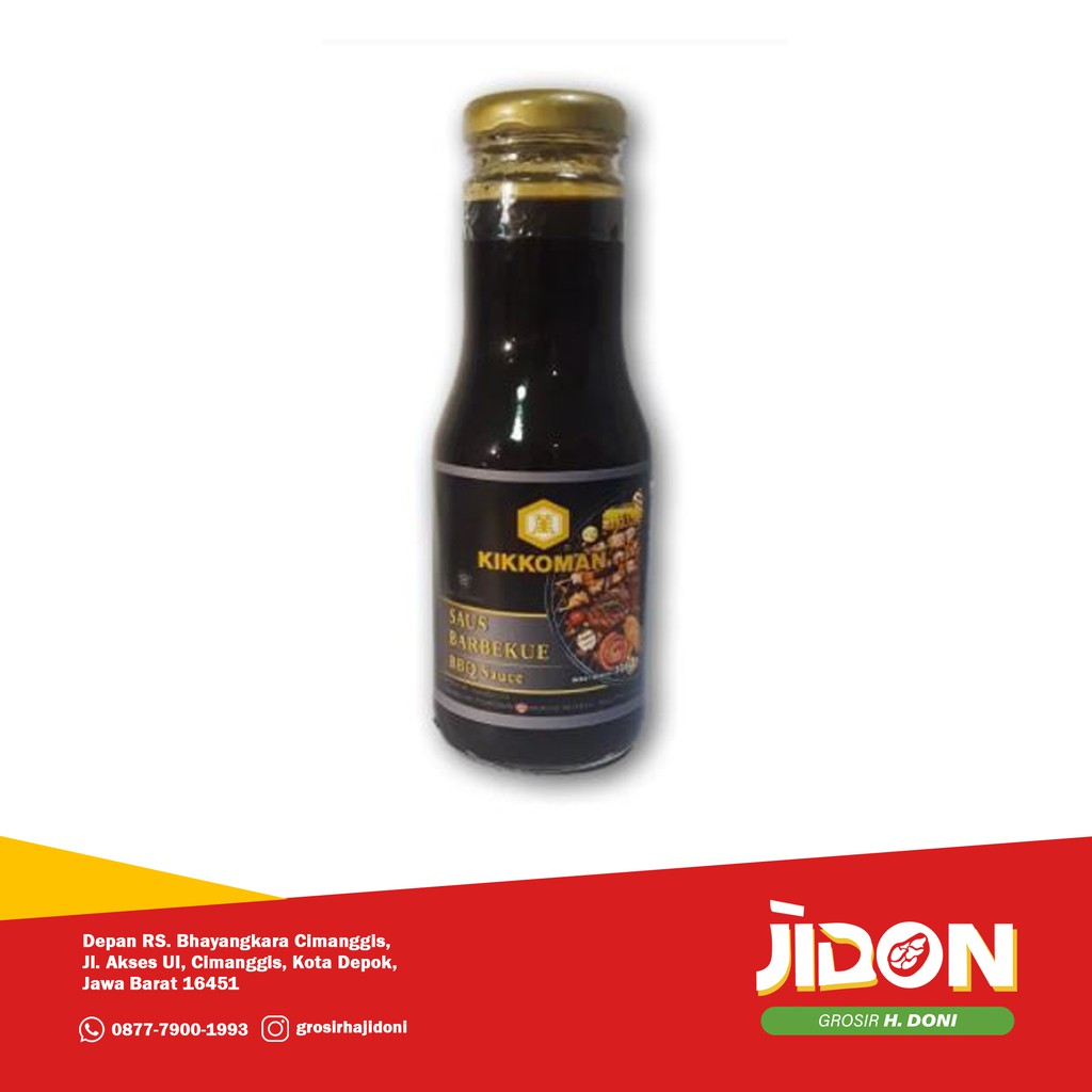 Jual Kikkoman BBQ Sauce HALAL Botol 300 Gr | Shopee Indonesia
