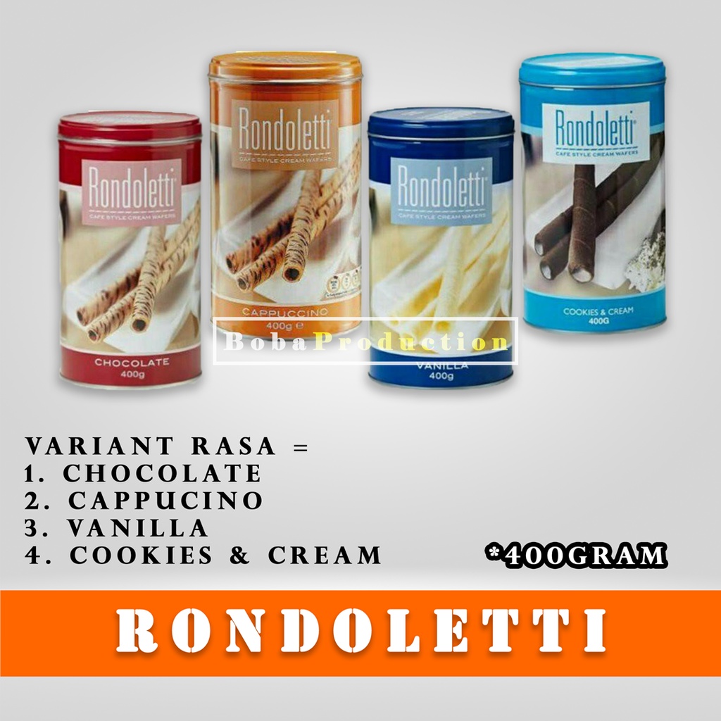 Jual Wafer Stick Rondoletti / Rondoletti Kaleng 400gr | Shopee Indonesia