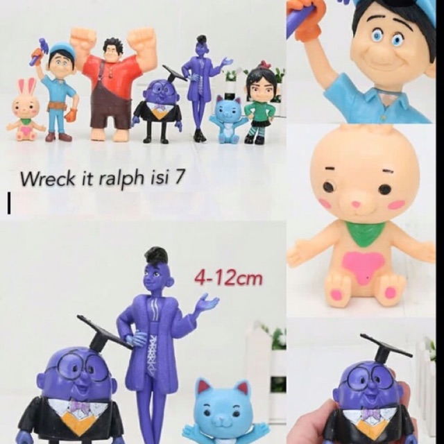 Jual Wreck it ralph figure set 7 pcs | Shopee Indonesia