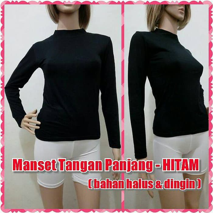 Jual Manset Tangan Panjang - Hitam ( Bahan Halus & Adem ) | Shopee ...