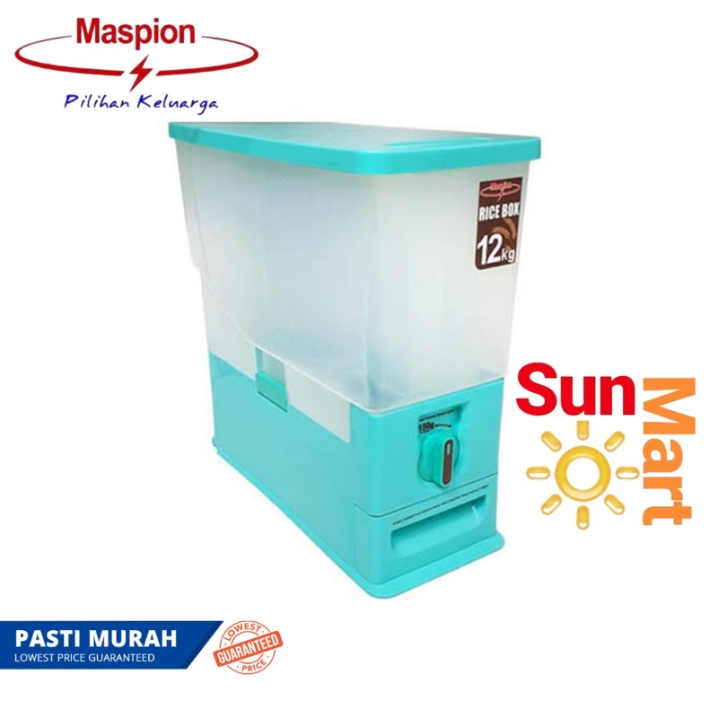 Jual Rice Box Maspion MRD 12kg / Tempat Beras Maspion 12 Kg | Shopee ...