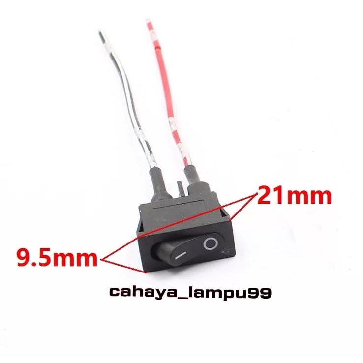 Jual saklar on off gepeng kabel 2 saklar universal saklar lampu motor ...