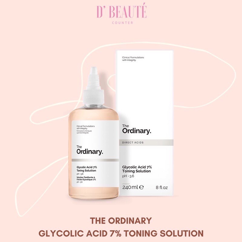 Jual The Ordinary Glycolic Acid 7% Toning Solution 240ml | Shopee Indonesia