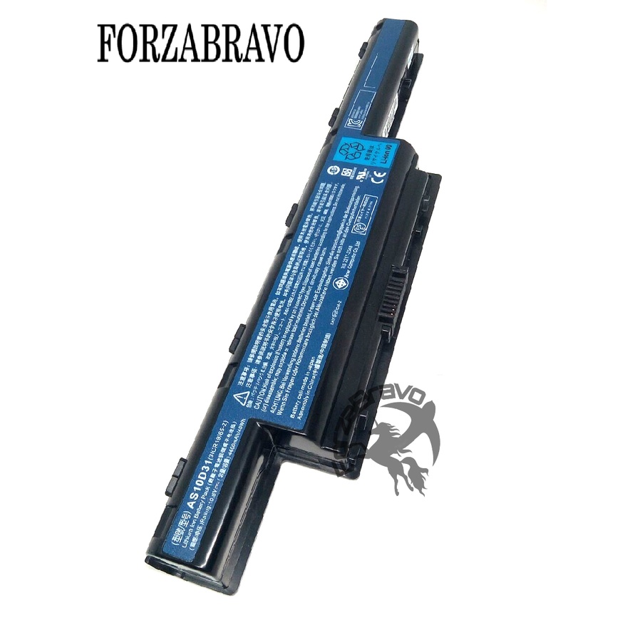 Infoelettronica Batteria 5200mAh Compatibile Acer AS10D73, AS10D7E, BT.00603.111 Per Laptop