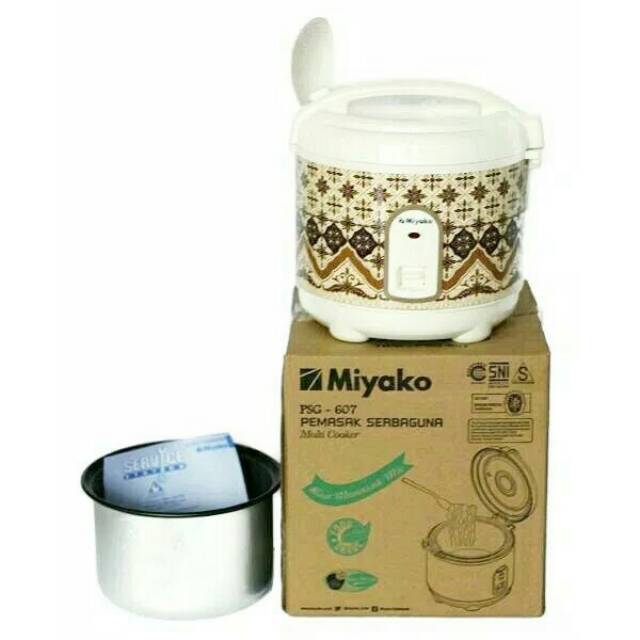 Jual Rice cooker mini miyako PSG 607 ,pemasak nasi.masak mie rice