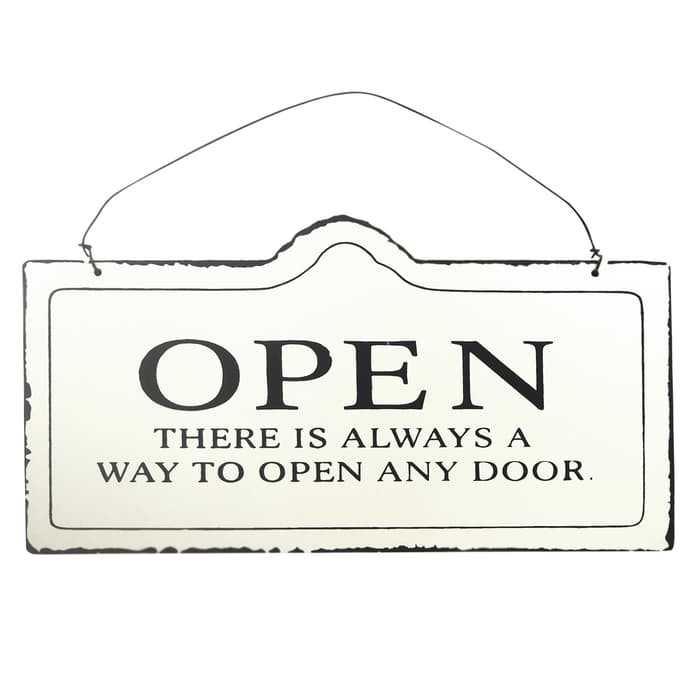 Jual Pati Putih|sign board gantungan pintu open closed buka tutup toko ...