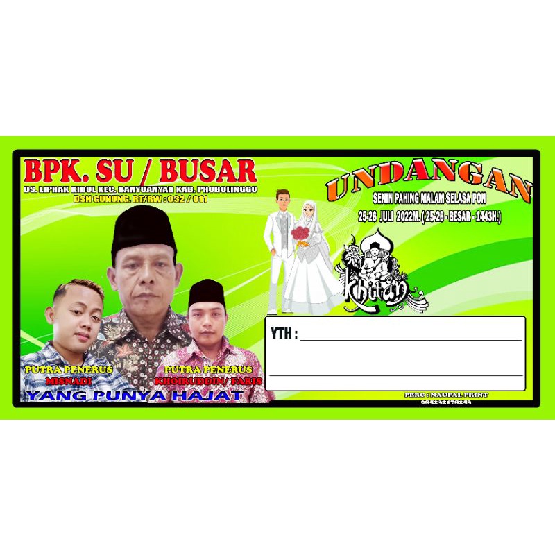 Jual Undangan Teropan offset 1000 lembar | Shopee Indonesia