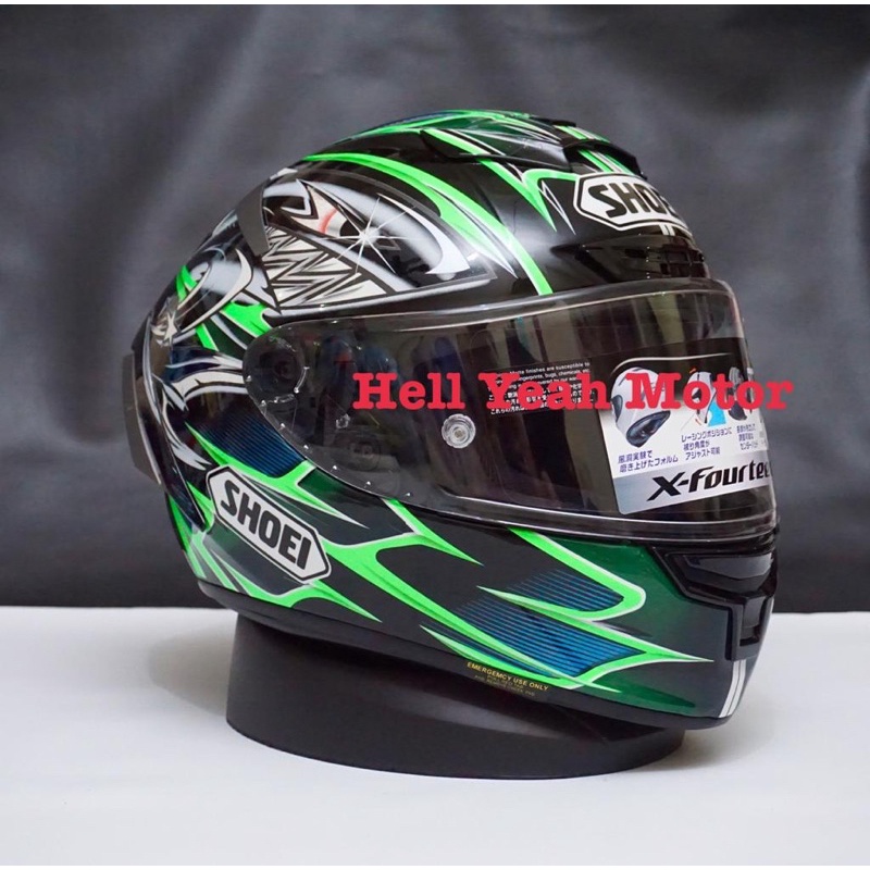 SHOEI フルフェイスヘルメット 柳川 明 SHOEIのX-Fourteenに、柳川明
