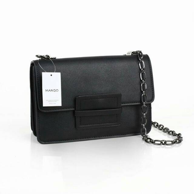 Mango sling bag black sale