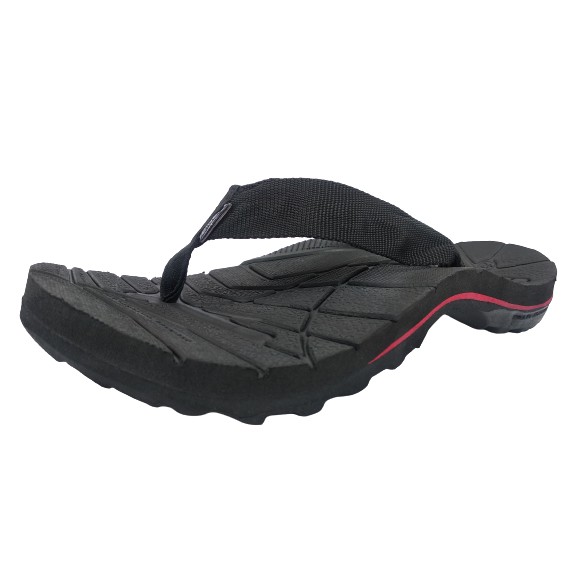 Jual COD Sandal Gunung Pria Full Hitam . Sandal Hiking Jalan