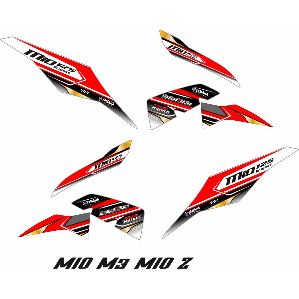 Jual DECAL STIKER VARIASI COD-STRIPING CUSTOM MOTOR YAMAHA MIO M3 DAN ...