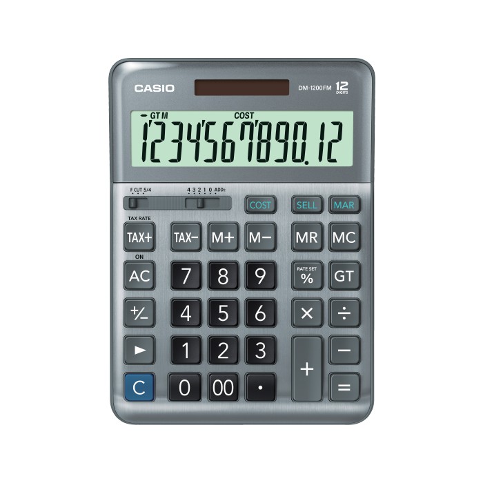 CASIO KALKULATOR DM-1200FM - Kalkulator Kantor - 12 digit (2)