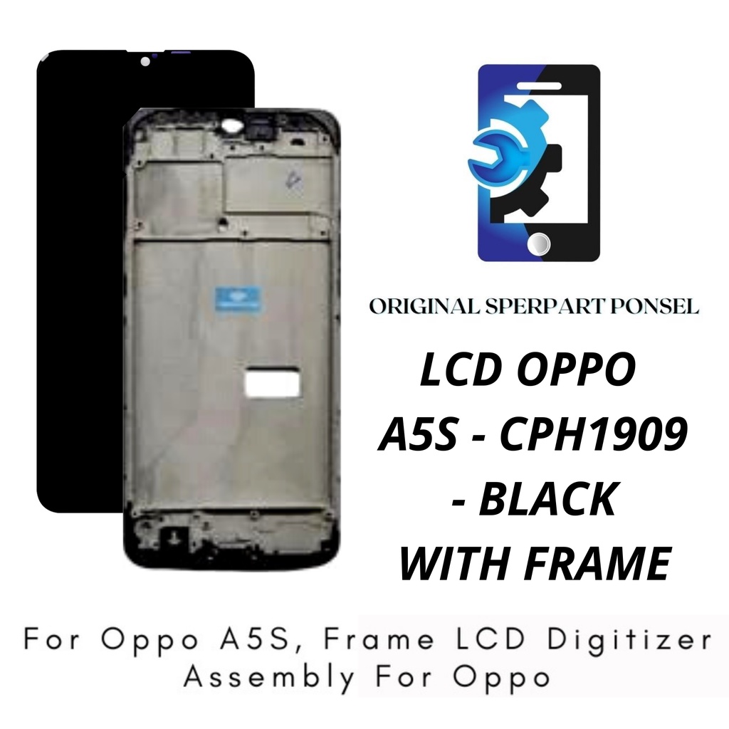 Jual LCD + FRAME OPPO A5S - CPH 1909 KUALITAS ORIGINAL | Shopee Indonesia