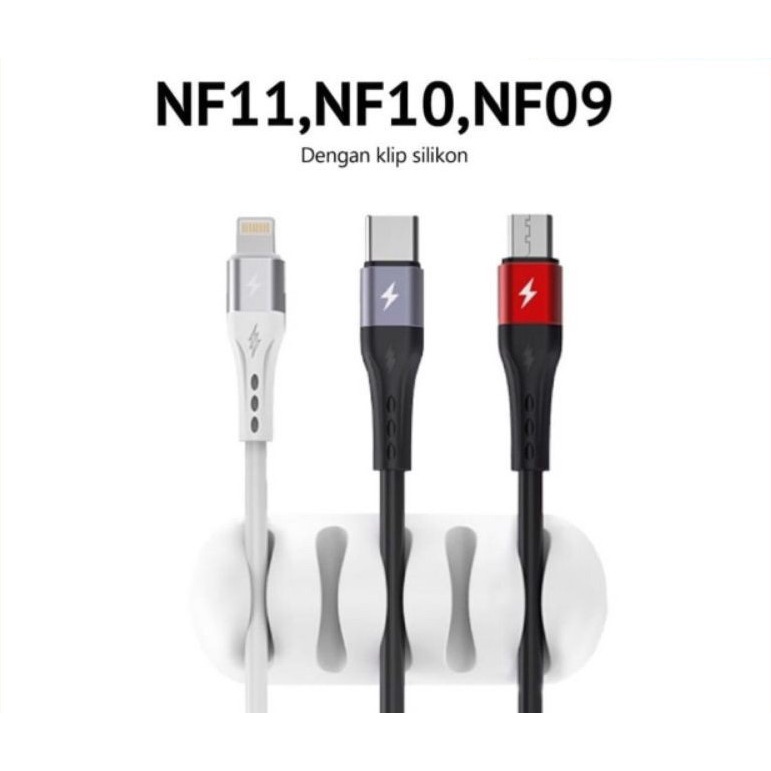 Jual Kabel Data FOOMEE NF10 (Type-C) | Shopee Indonesia