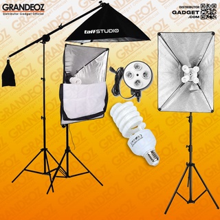 Jual Paket Lampu Video Godox SL60W, Softbox, Stand 