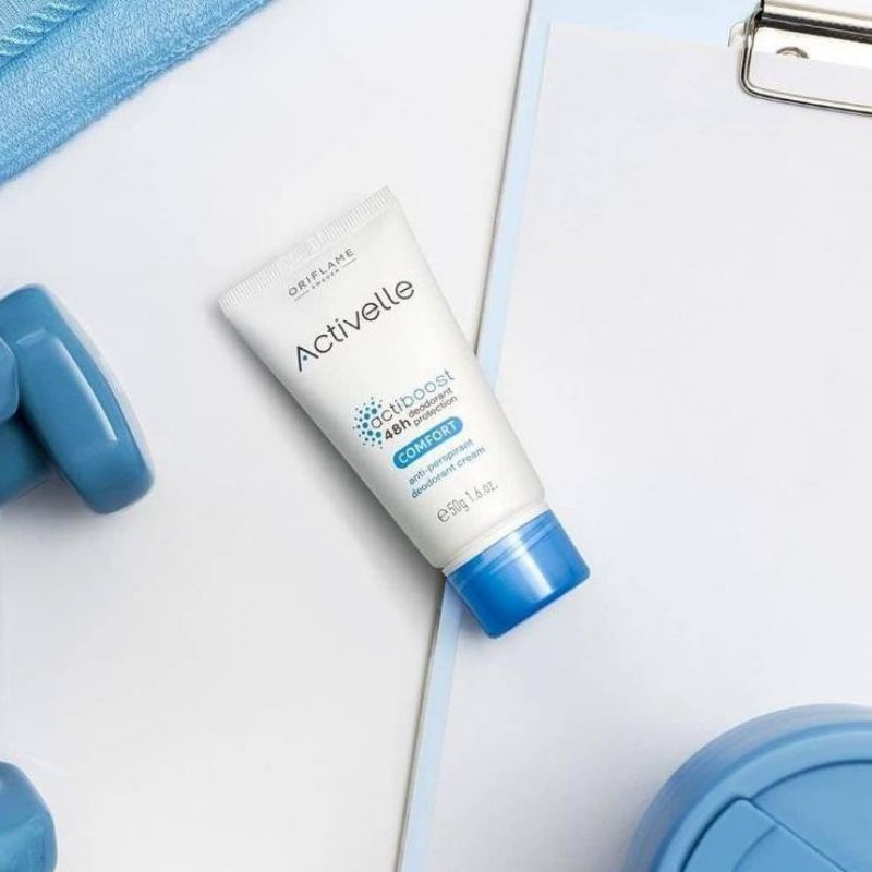 Jual Activelle Comfort Antiperspirant Deodorant Cream Biru Shopee
