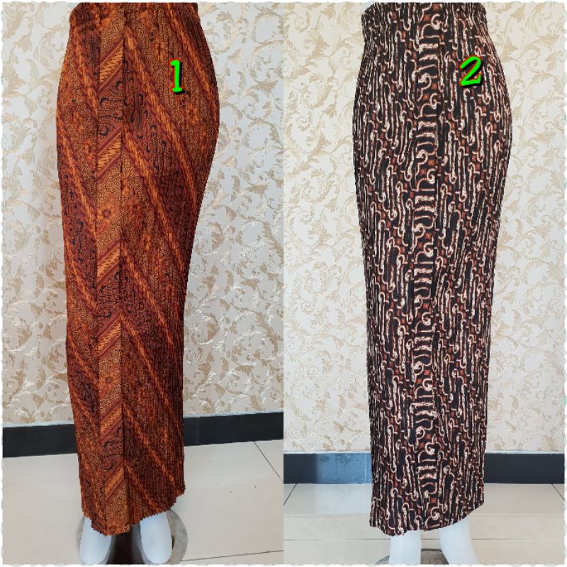 Jual Rok Plisket Batik Wiru Shopee Indonesia 8602