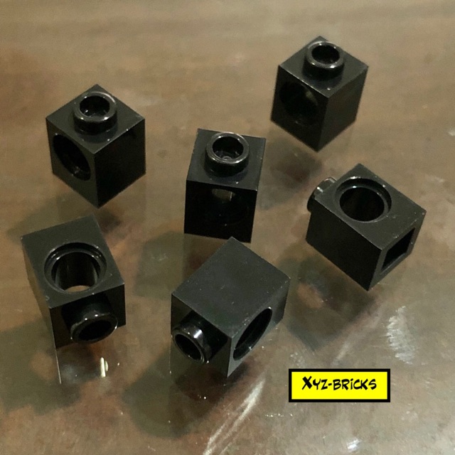 Jual LEGO PARTS 654126 Technic Brick 1x1 Black Shopee Indonesia