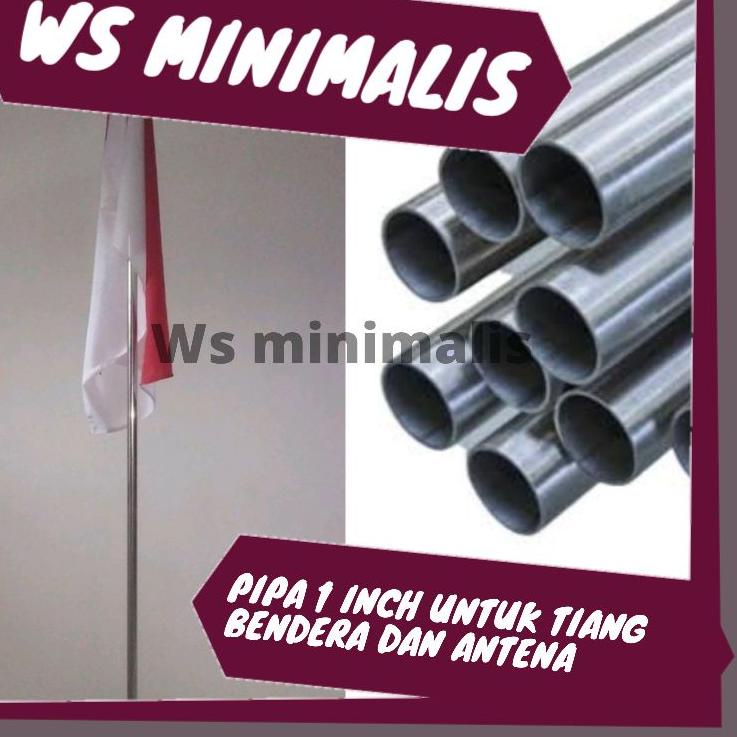 Jual Harga Terjamin TIANG BENDERA PIPA 1 INCH TINGGI 2 METER DAN 3 ...