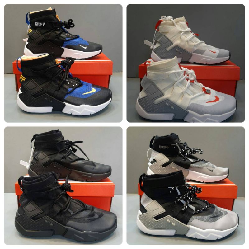 Air huarache gripp on sale black team orange