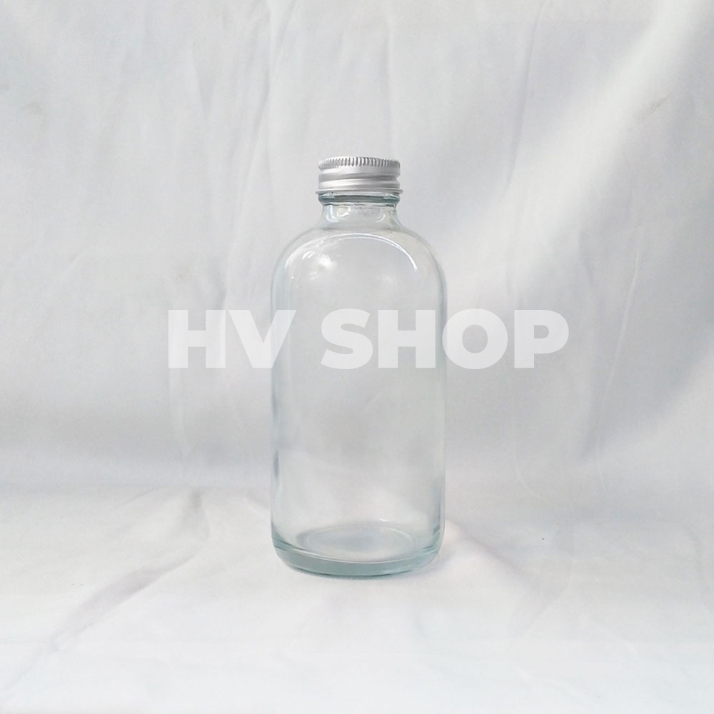 Jual BOTOL KACA BENTUK BULAT / BOTOL BOSTON UKURAN 250 ML | Shopee ...