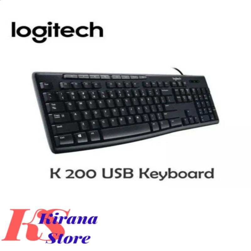 Jual Logitech K200 Media Keyboard Usb Shopee Indonesia