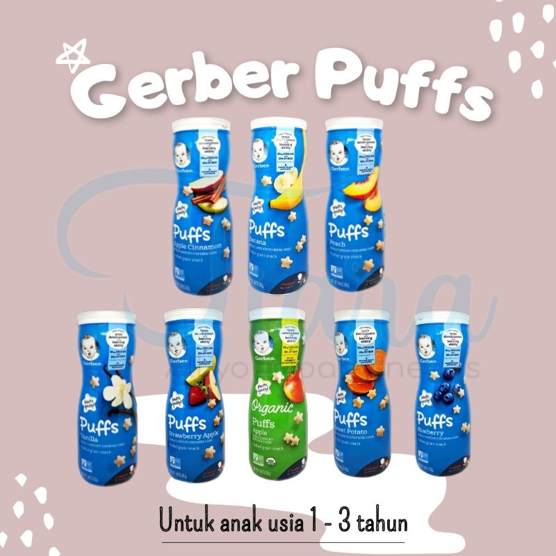Jual Gerber Graduates Puffs gerber graduates puff cemilan bayi mpasi ...