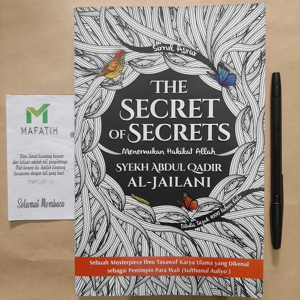 Jual Buku The Secret Of Secrets: Menemukan Hakikat Allah - Terjemah ...