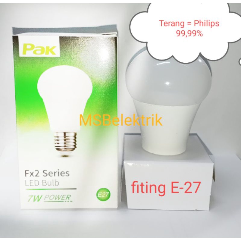 Jual Lampu led bulb PAK 7watt (Pasti terangnya dan pasti kualitasnya ...