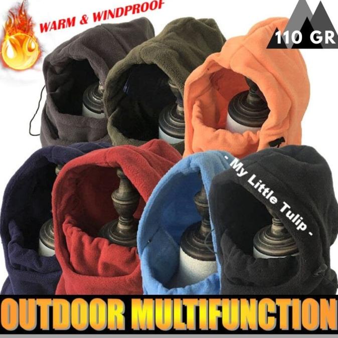 Jual Hoodie Pria Topi Syal Masker Wajah Winter Musim Dingin Hiking Naik ...