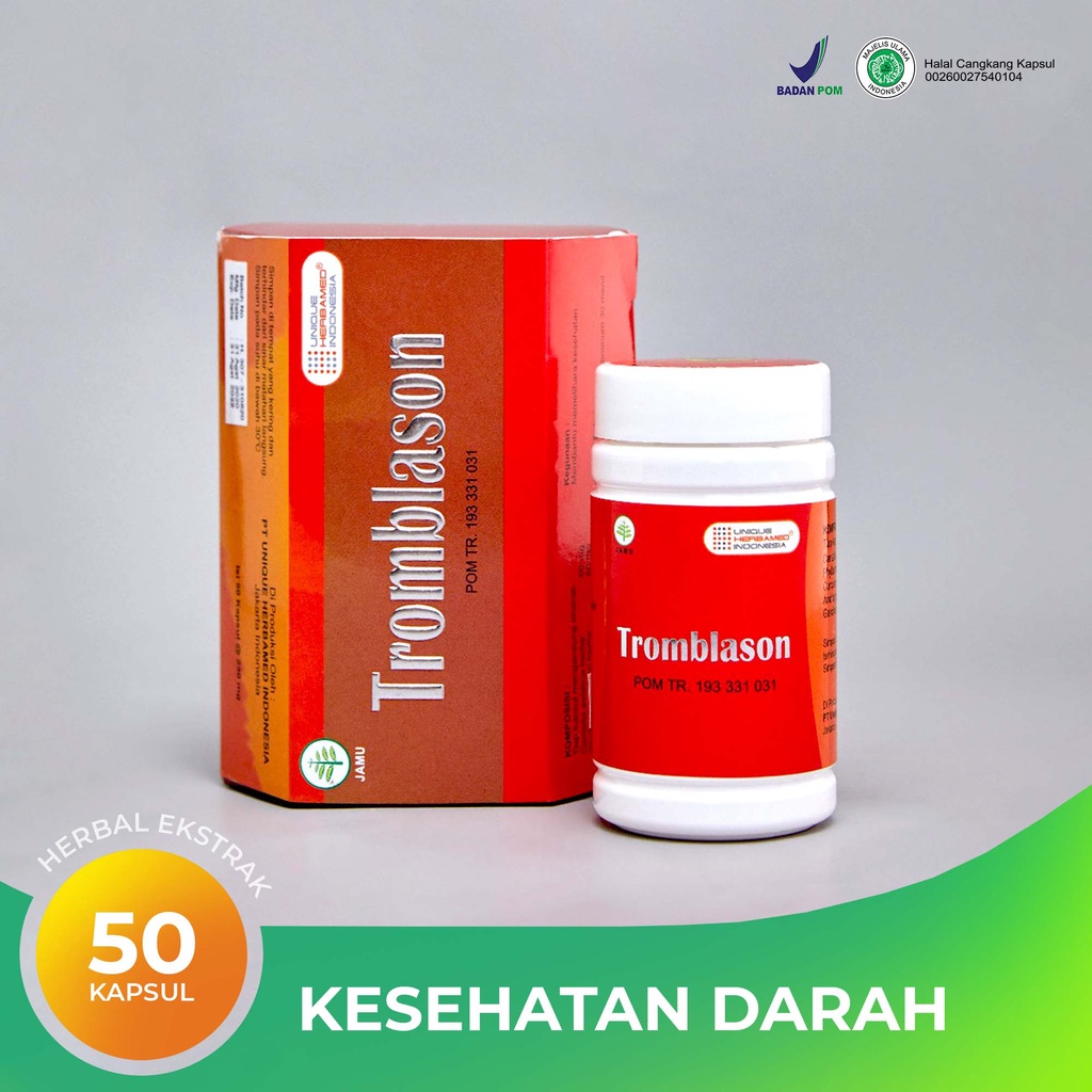 Jual Herbal Penambah Trombosit Darah Tromblason Herbamed Shopee